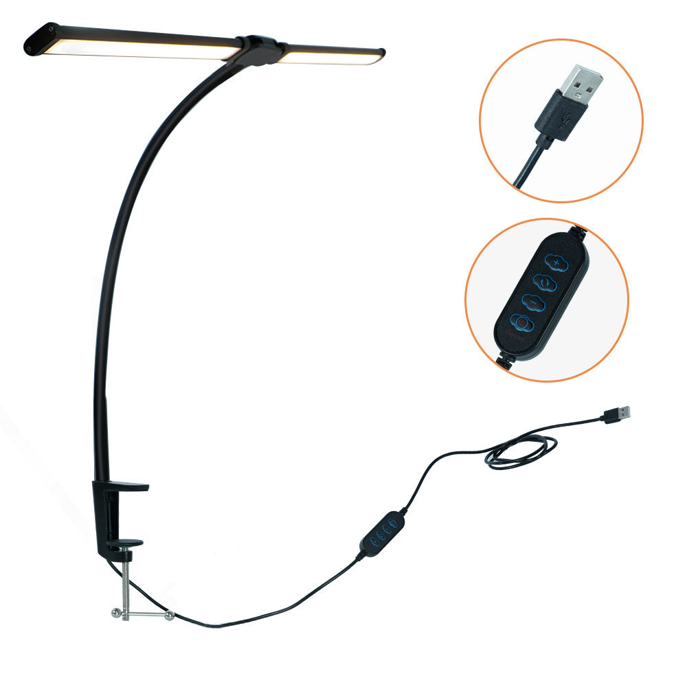 Eye Protection Double-headed Clip Lamp