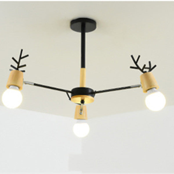 Modern Minimalist Ceiling Lamp Nordic Creative Antler Lamp