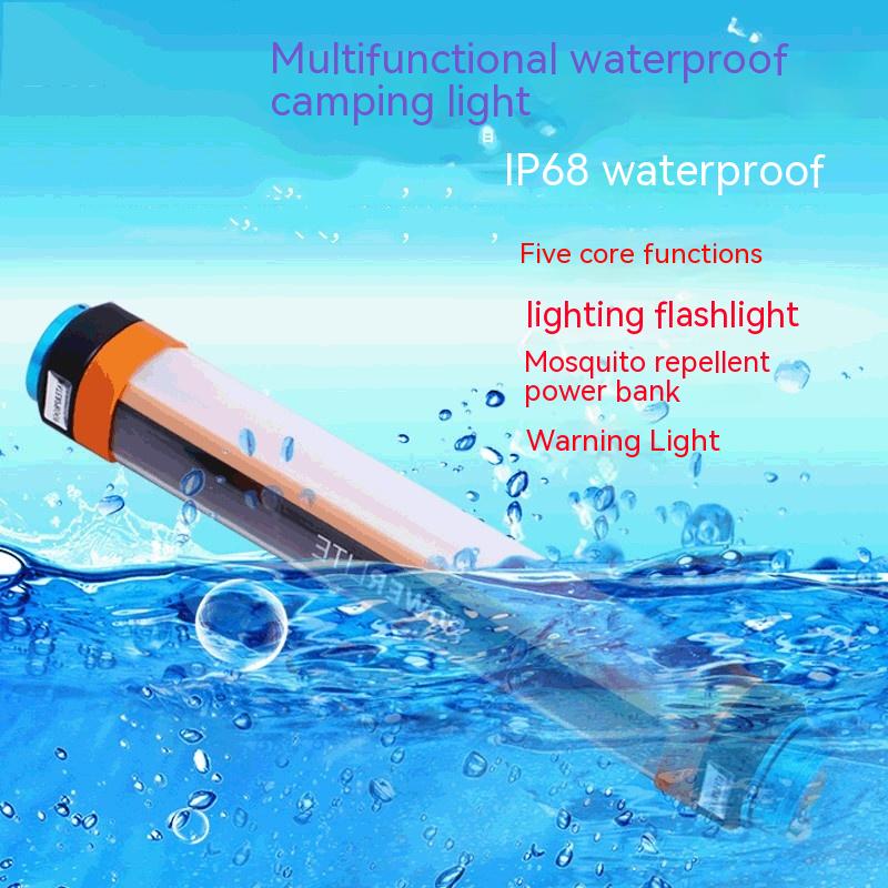 Waterproof LED Light For Camping Multi-function Mosquito Repellent Tent Light