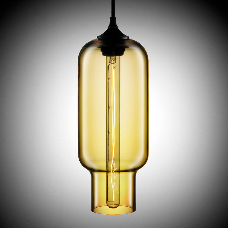 Nordic Modern Loft Pendant Lamp Glass Lustre Industrial Decor