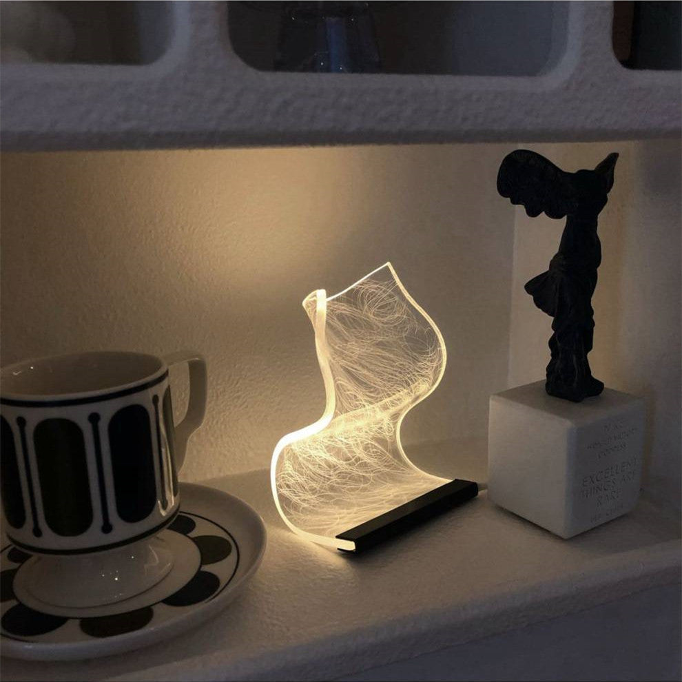 Warm High Appearance Level Bedside Lamp Light