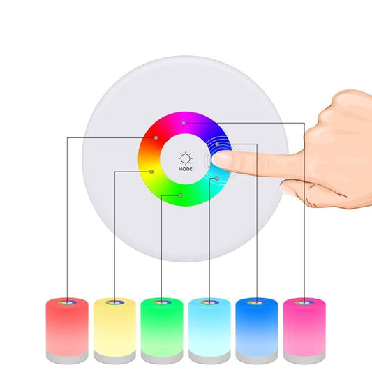 RGB touch dimming and color change