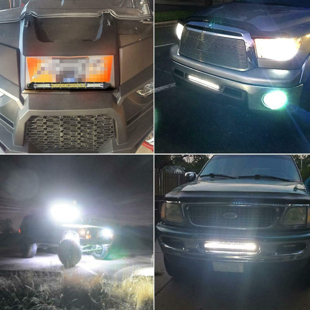 LED Ultra-thin Roof Front Bumper Single Row Long Strip Light