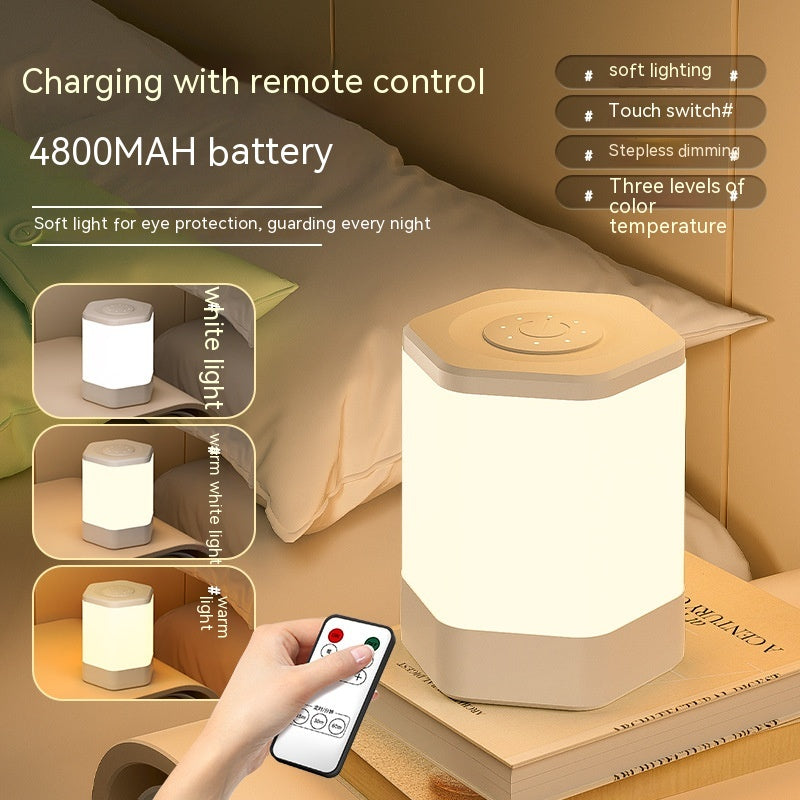 Charging Touch Hexagonal Led Small Night Lamp