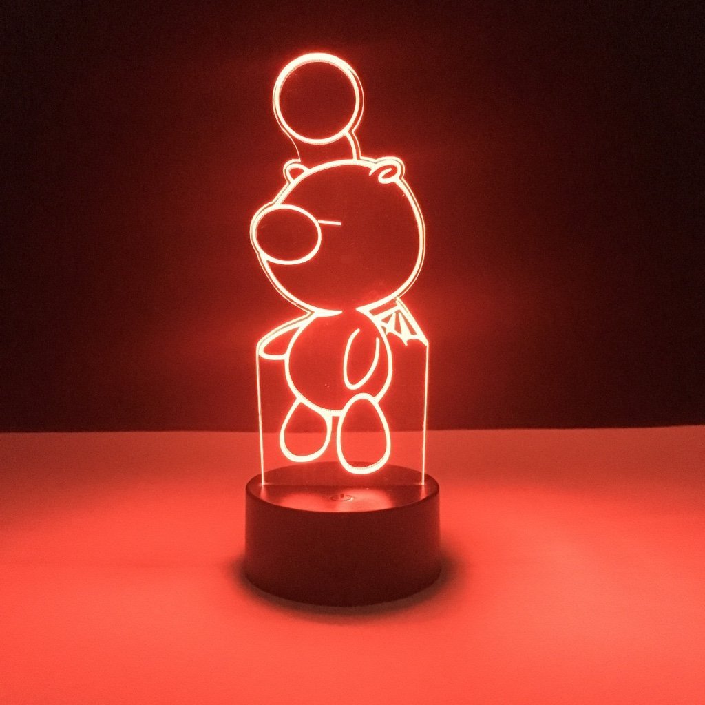 Cartoon bear moogle colorful color changing led light