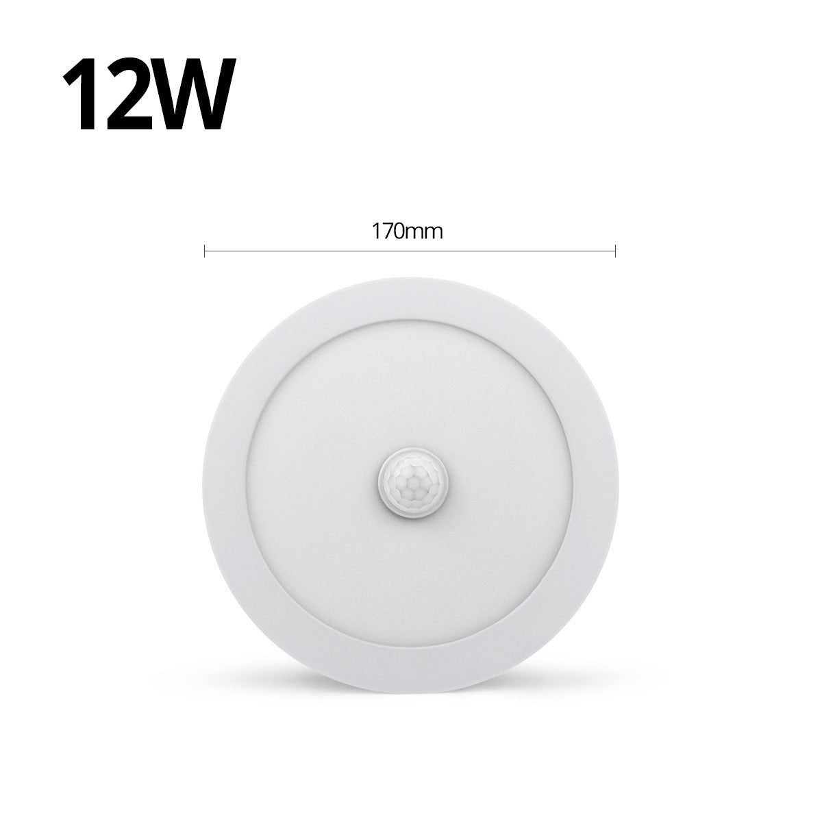 Infrared sensor LED round panel light