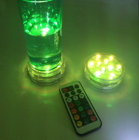 Light round candle lamp, LED for battery submersible lamp