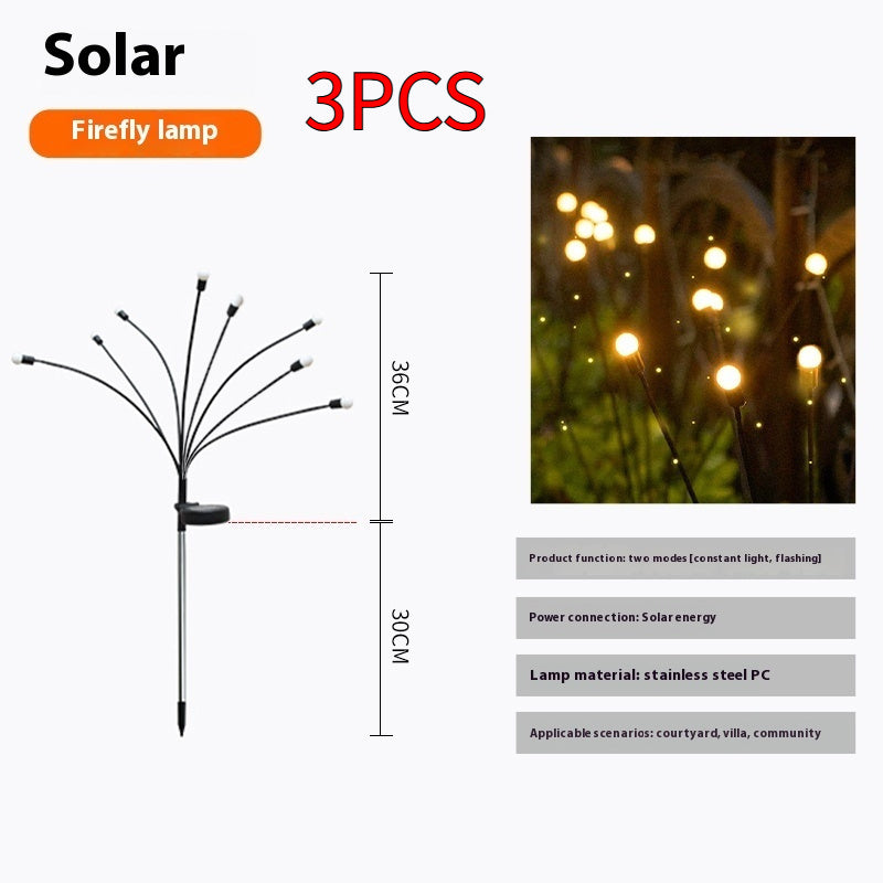 Solar Firefly Villa Outdoor Waterproof Garden Lamp