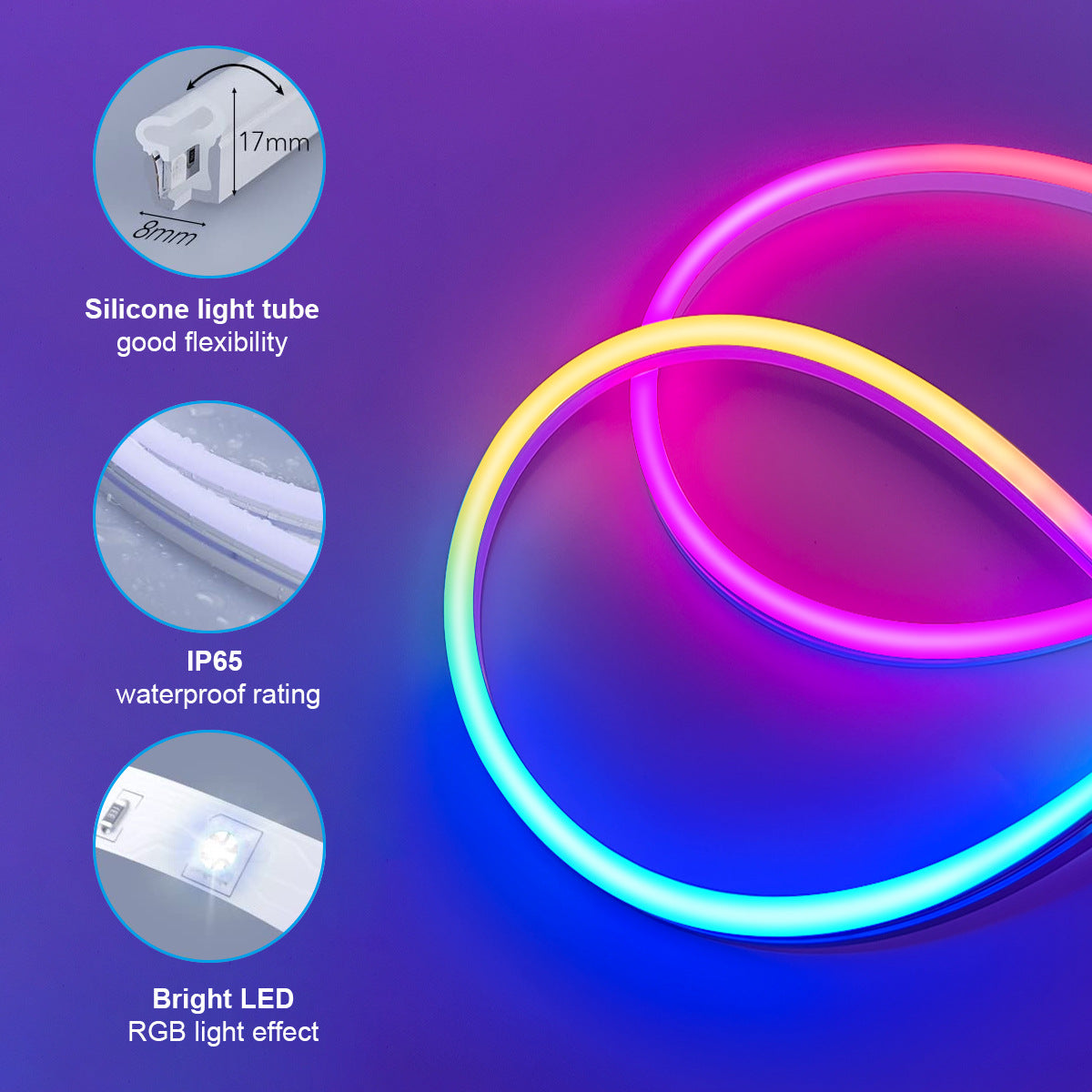 WIFI Smart Silicone LED Neon Strip