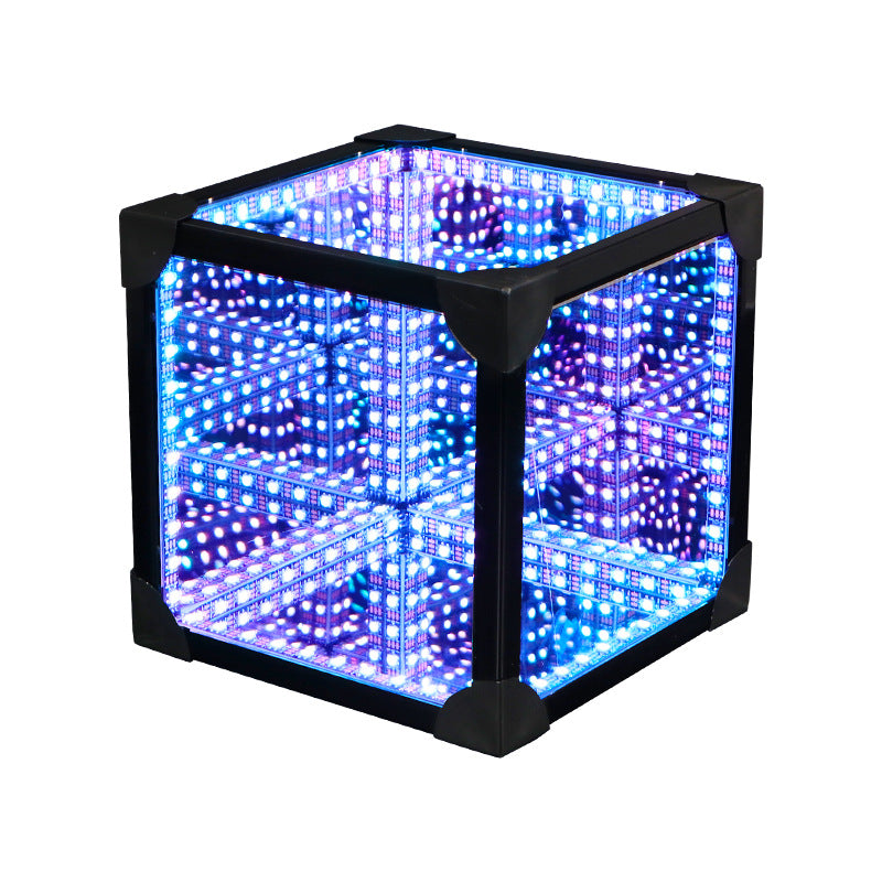 Thousand Mirrors 3D Lamp Magic Cube Gaming Room Decorative Ambient LED Lights
