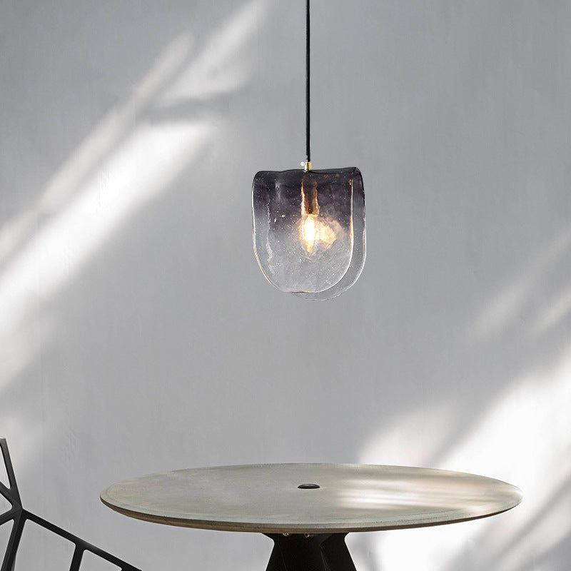 Gradient Ashtray Glass Minimalist Pendant Light