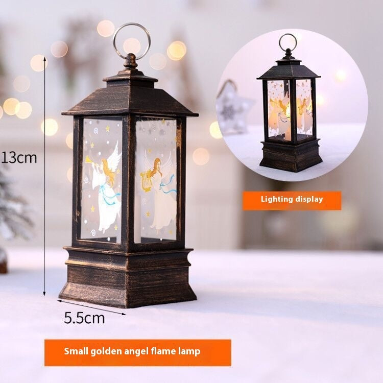 Christmas Portable Oil Lamp Santa Claus LED Night Lights