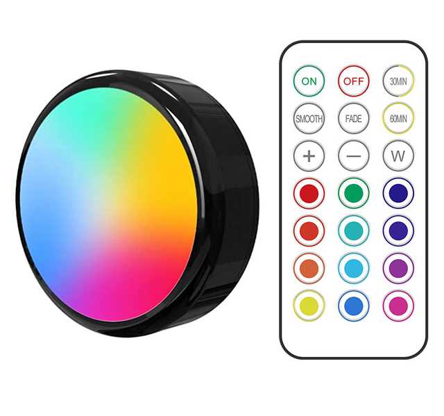 Remote Control LED Disc Light Dimmable