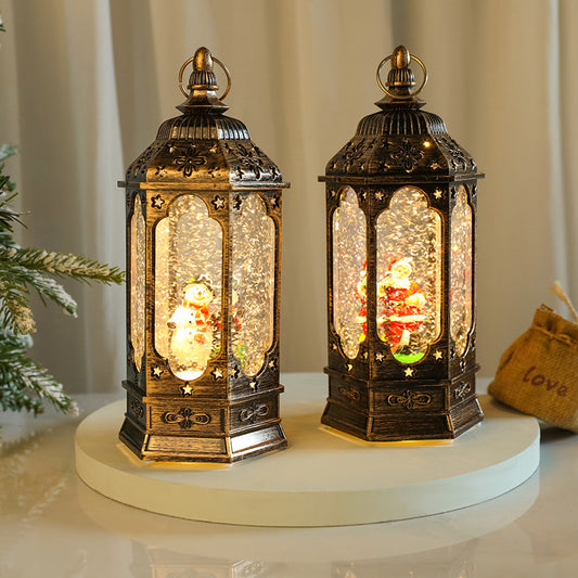 Christmas Luminous Oil Lamp With Music