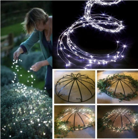 Solar Tree And Rattan Lamp Outdoor Project Lighting