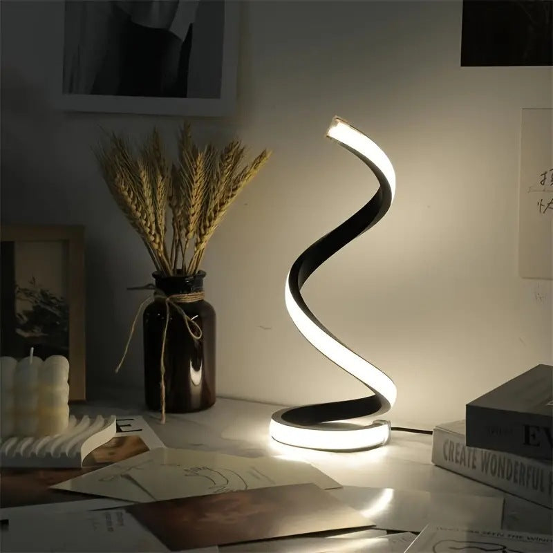 Circle LED Desktop Modern Three-in-one USB Power