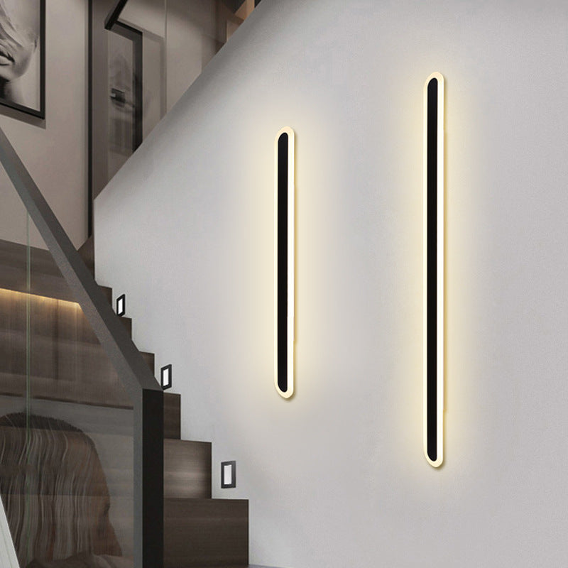 Simple and modern LED line wall lamp