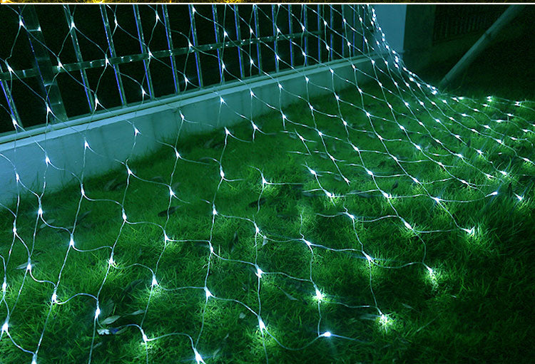 Led fishing grid lanterns holiday wedding christmas decoration net lights