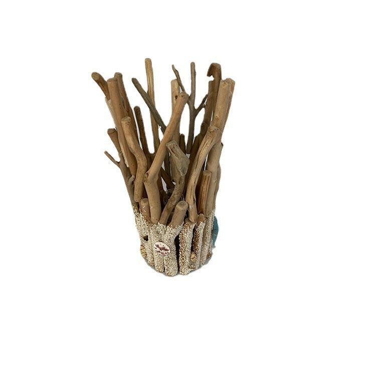 Nordic Retro Creative Driftwood Decorative Table Lamp