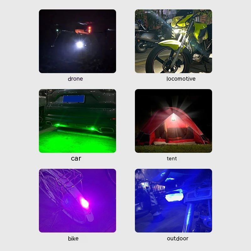 Waterproof Remote Control Motorcycle Flashing Lights