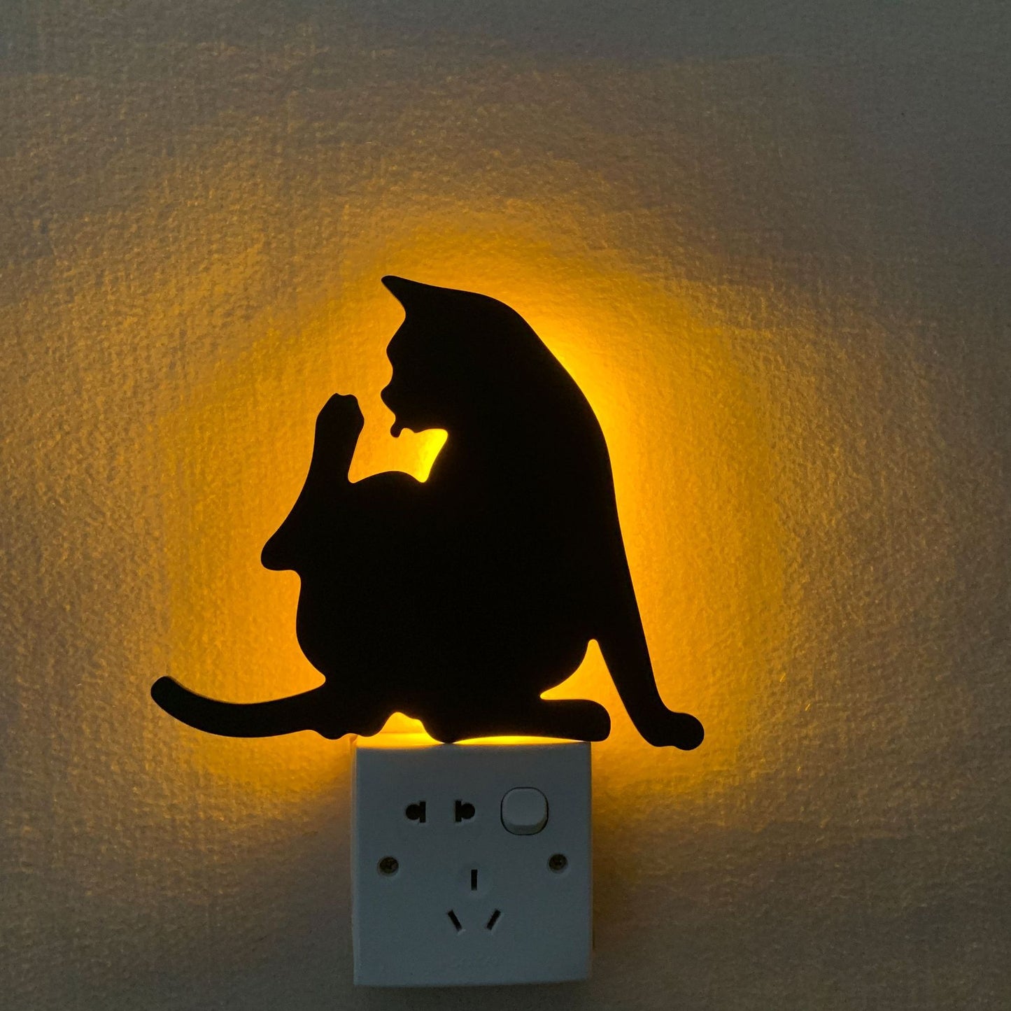 LED Animal Dog Cat Night Light Kitten Smart Sound Sensor