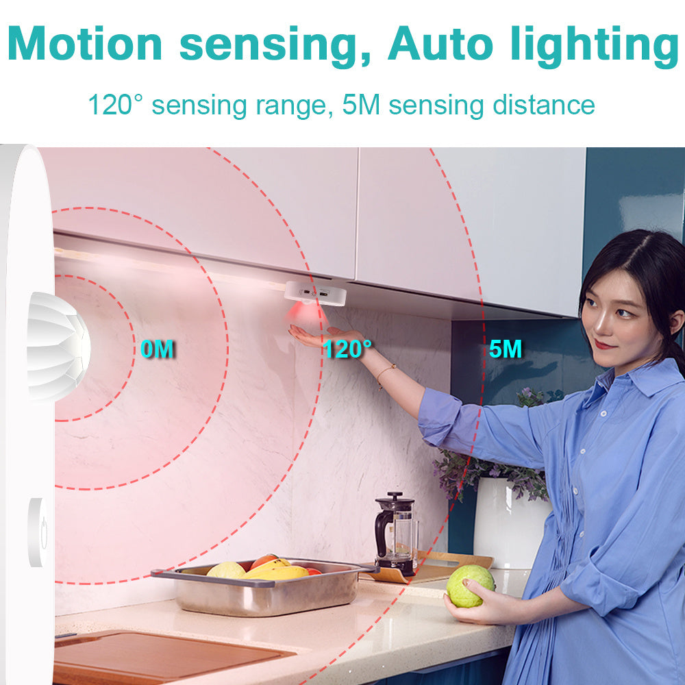 Cabinet light sensor light with soft light