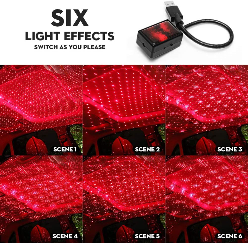 Star Light Projector Party Lights USB LED Light Interior Lighting LED