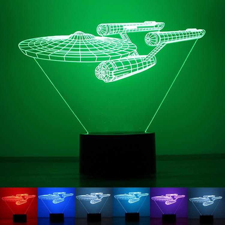 Star Trek 3D Night Light Colorful Smart  Light