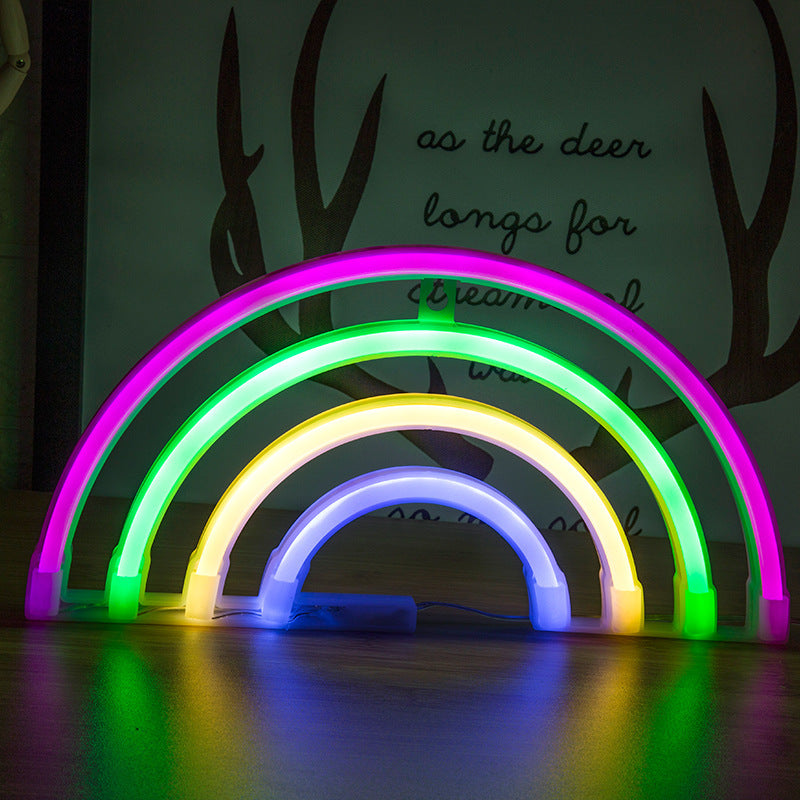 Rainbow children's room night light