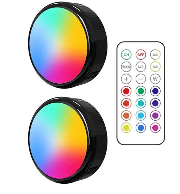 Remote Control LED Disc Light Dimmable