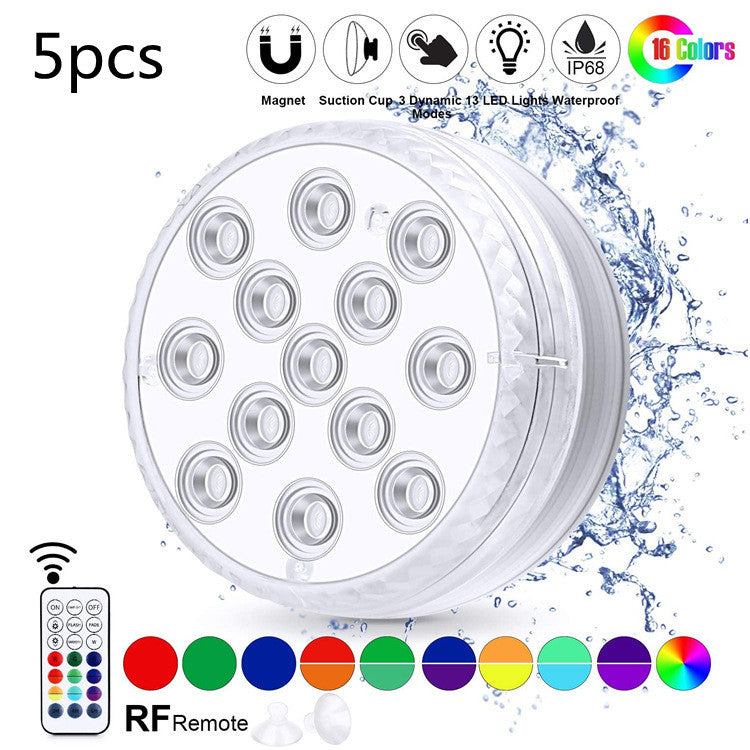 Led Beads Submersible Light Waterproof Underwater Lamp