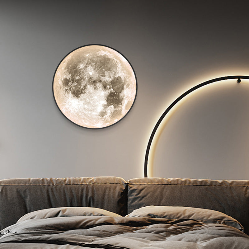 Moon LED Wall Light For Bedroom Kid's Room Foyer Living Room