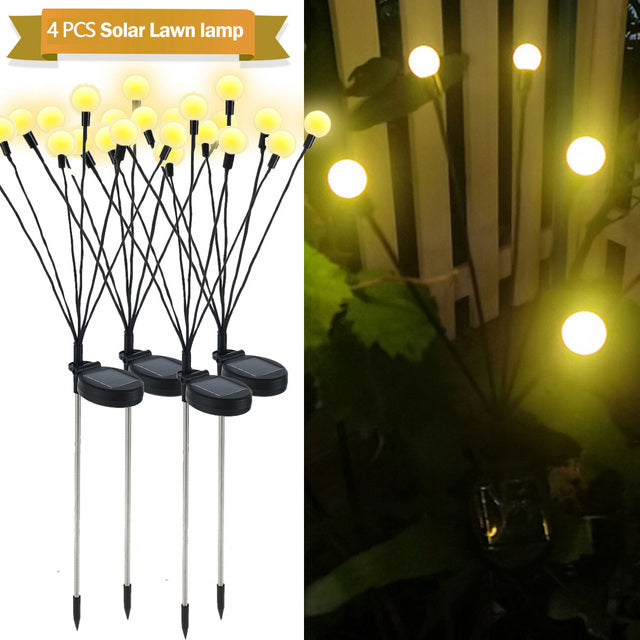 Simulation Firefly Solar Light Outdoor Garden Decoration Lawn Landscape