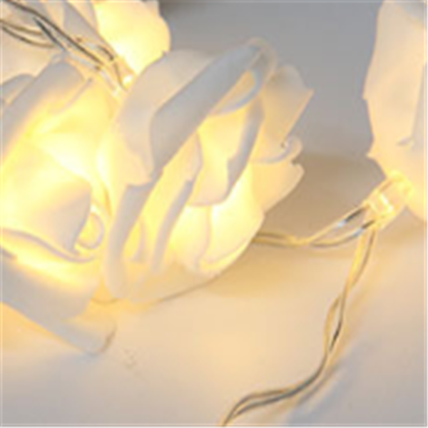 Battery Powered 1M 2M 5M 10M LED Rose Flower String Lights