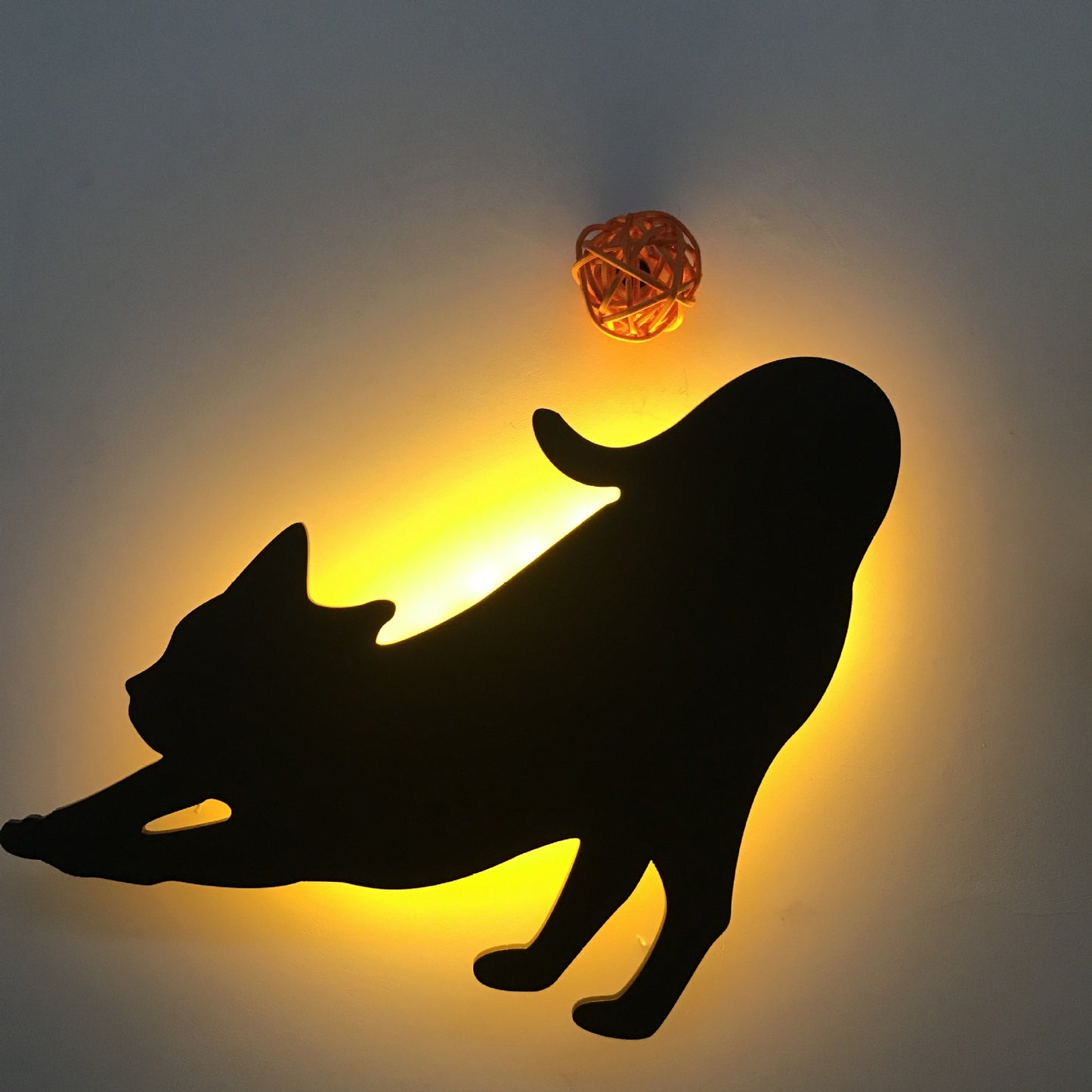 LED Animal Dog Cat Night Light Kitten Smart Sound Sensor