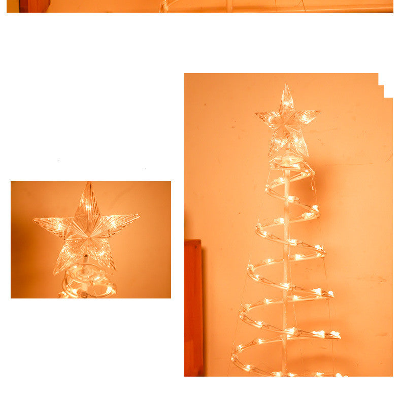 New Style LED Spiral Christmas Tree Light Christmas Spiral Tree