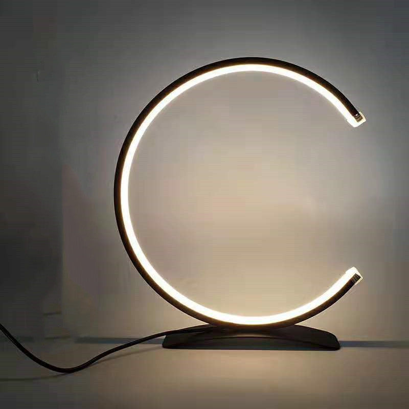 Letter LED Table Lamp Eye Protection Three-tone Light