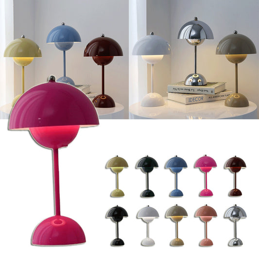 Mushroom Table Lamp Desk Lamp Touch Portable Lamp