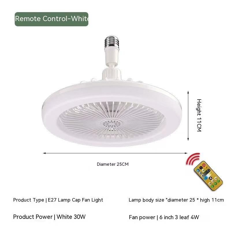 Remote Control E27 Screw Adjustable Light Bedroom Aromatherapy Small Fan Lamp