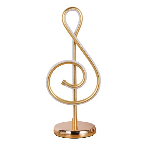 Modern Simple Music Symbol Bedroom Bedside Lamp