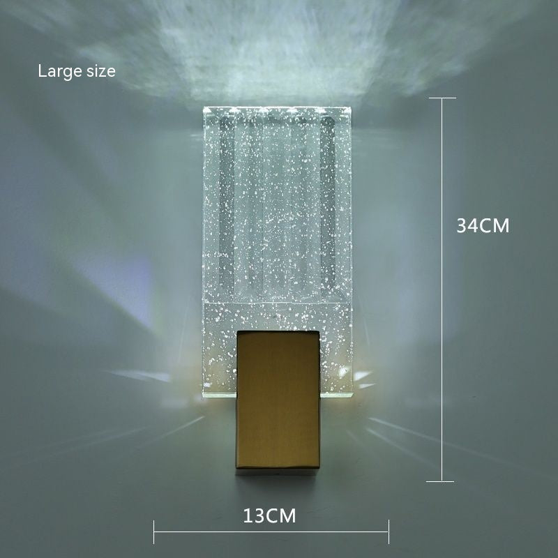 Modern Simple And Light Luxury Crystal Wall Lamp