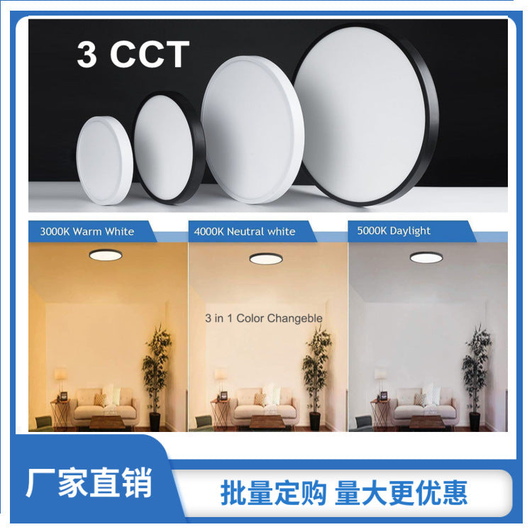 LED Slim Knob Mount Dimmable Ceiling Light