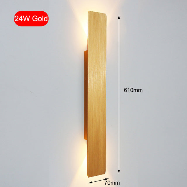 Modern Simple 6W LED Indoor Wall Lamp Bedroom Living Room Ho