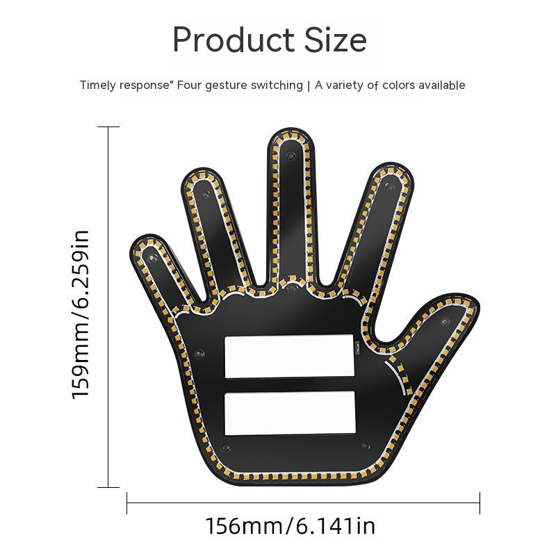 Car Gesture Light Finger Lights Car Multifunction