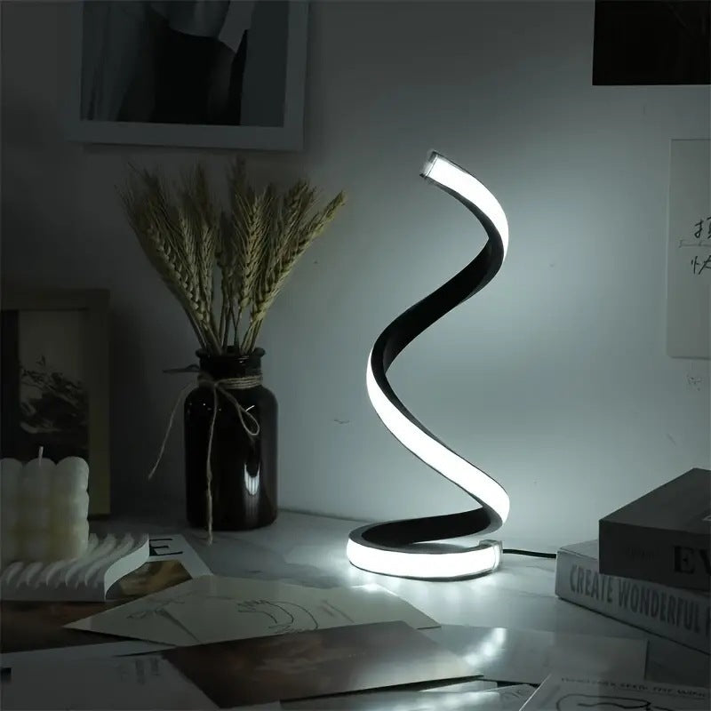 Circle LED Desktop Modern Three-in-one USB Power