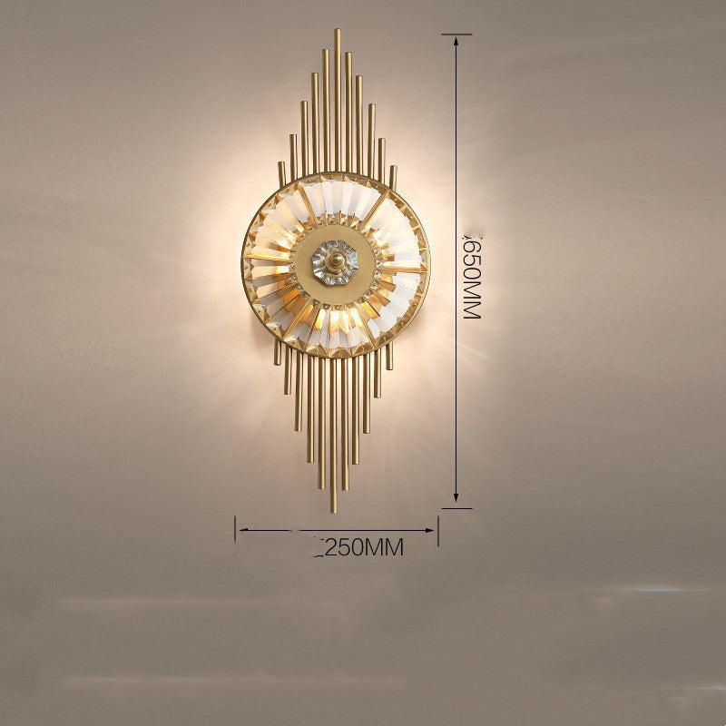 New Chinese Style Light Luxury Living Room Bedroom Bedside Lamp