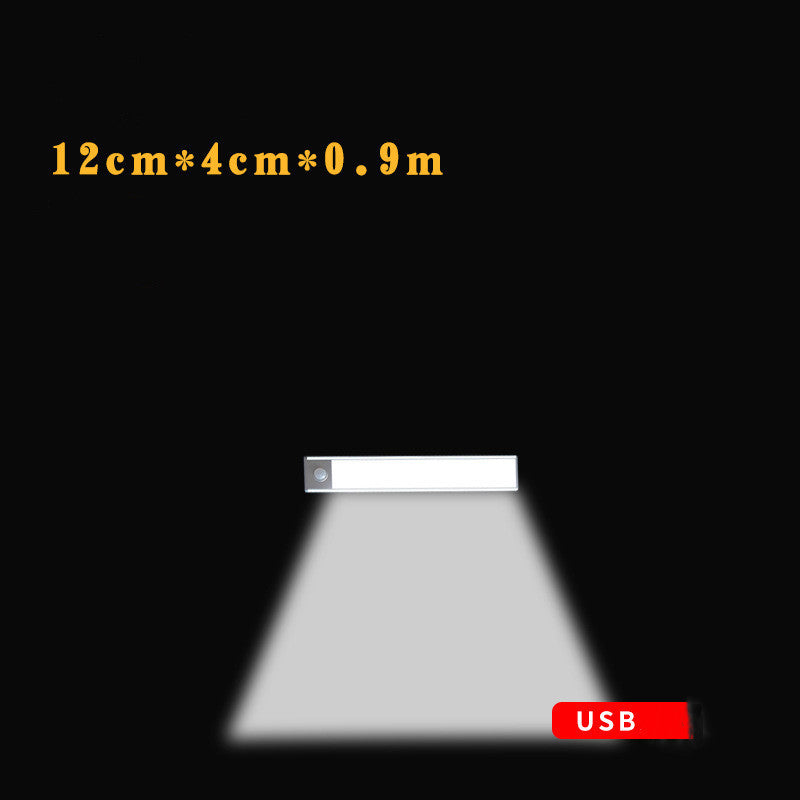 Motion Sensor LED Under Cabinet Light USB Closet Night Light