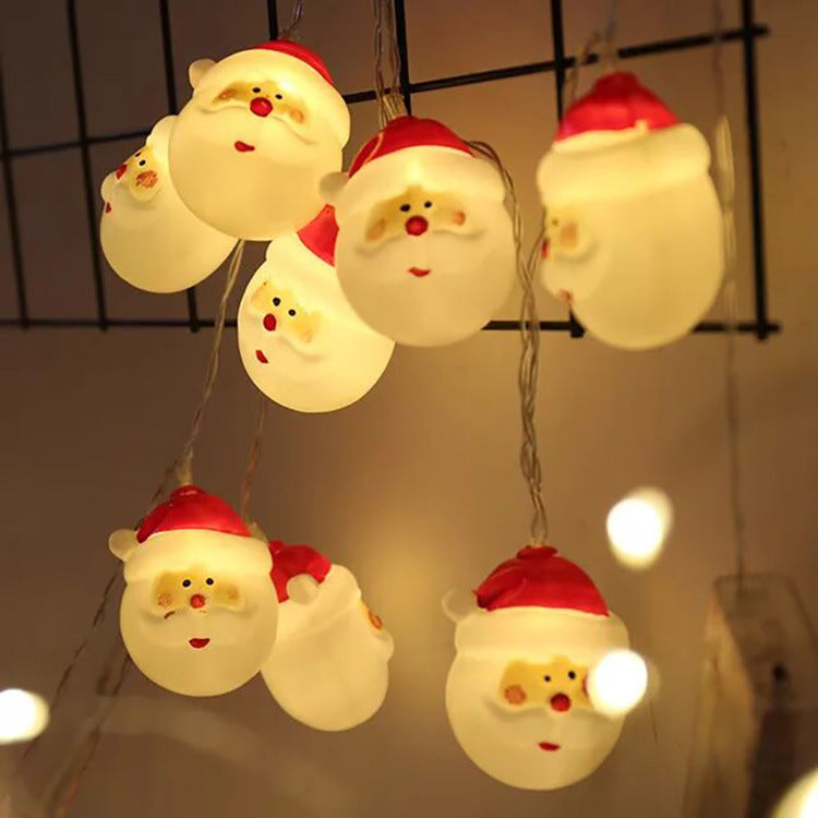 Lovely Santa Claus LED String Lights Waterproof Christmas Tree Decoration