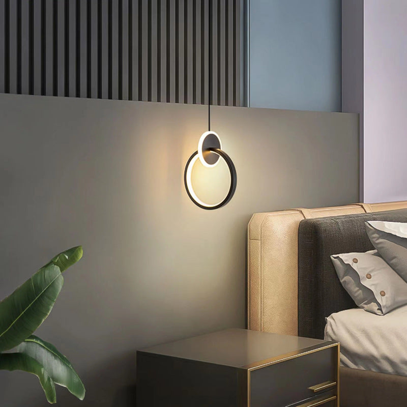 Modern Simple Bedroom Nordic Bed Lamp LED Chandelier