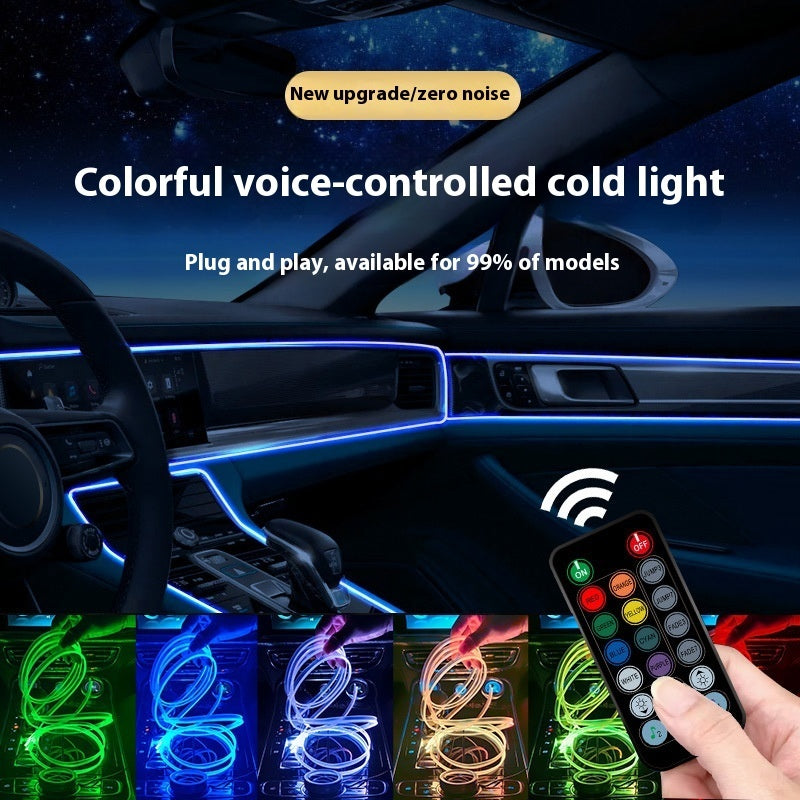 Car Colorful Optical Fiber Ambience Light